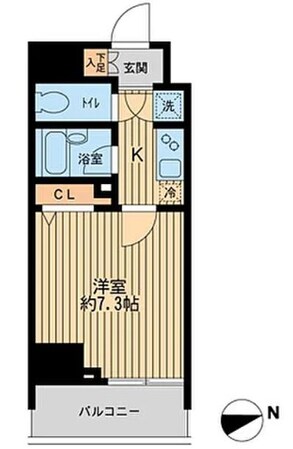 早稲田駅 徒歩6分 12階の物件間取画像